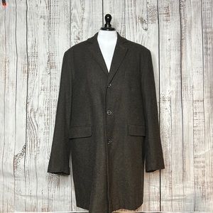 NWOT Westbury Men's Wool Blend Brown Coat Sz XL